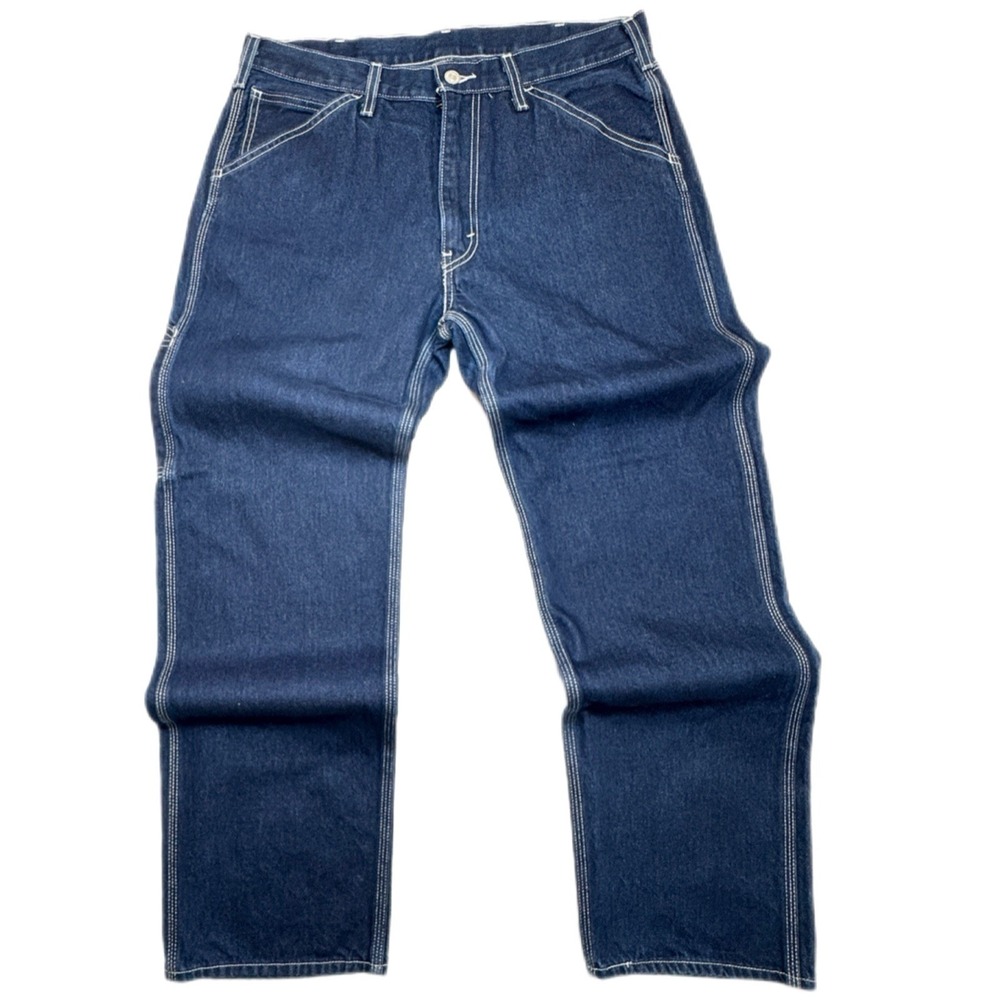 Levi's 568 Loose Straight Fit Carpenter Jeans Men's 34x30 Work Wear Utility READ
